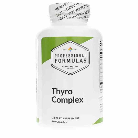 Thyro Complex Glandular Capsules, Professional Complementary Health Formulas